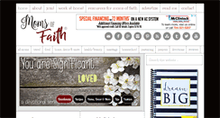 Desktop Screenshot of momsoffaith.com